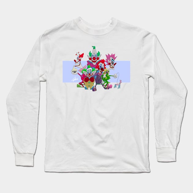 Killer Klowns - Spikey Long Sleeve T-Shirt by Tuckerjoneson13